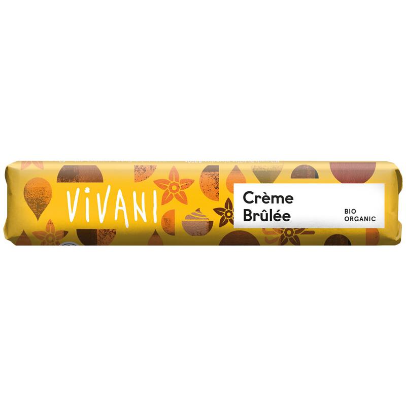 Minitablet creme brulee van Vivani, 18 x 40 g